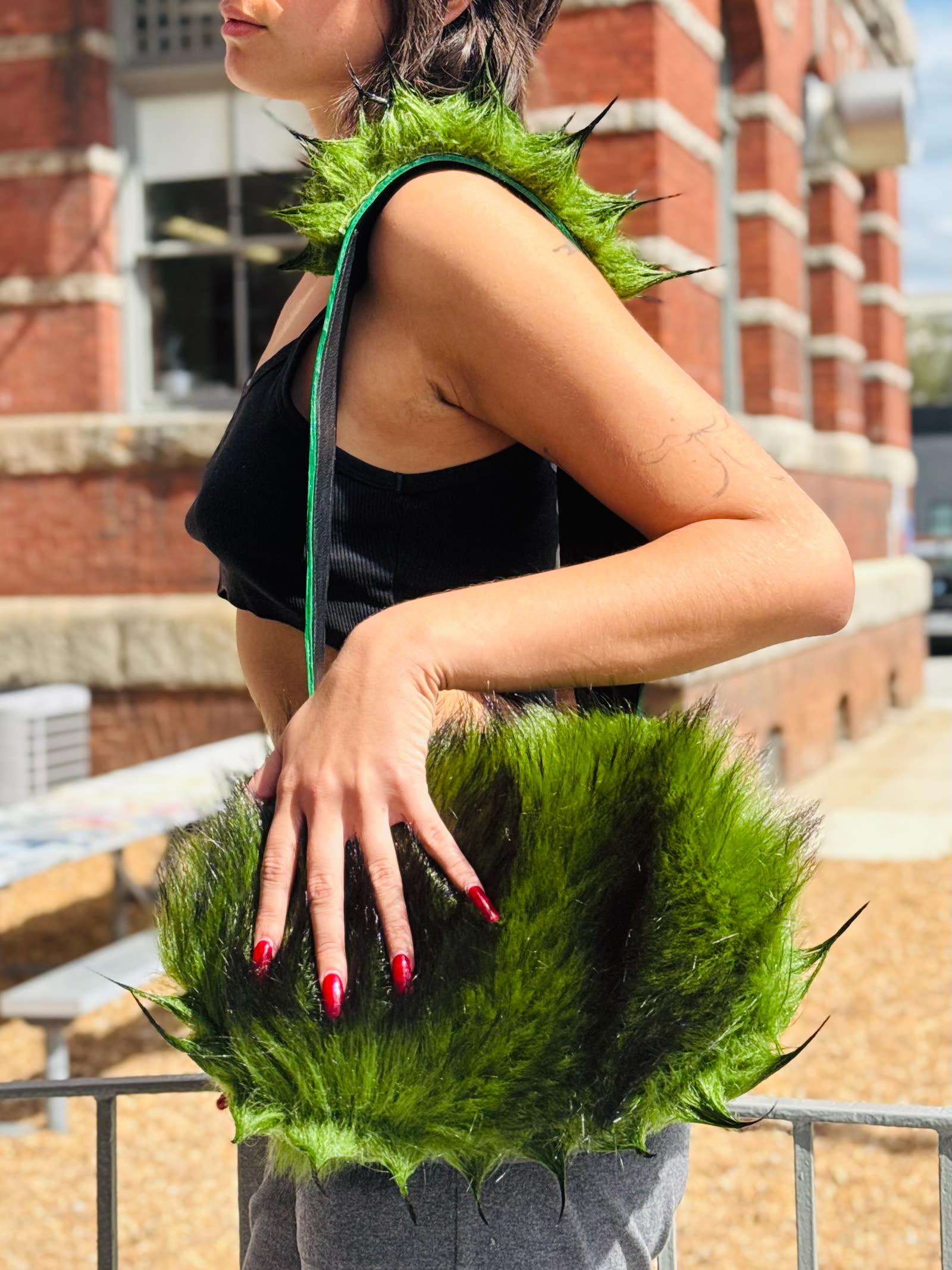 Alien Grass Purse