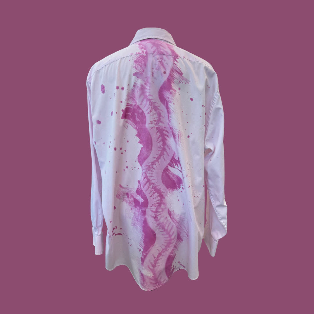 Caspian Sea — cyanotype shirt