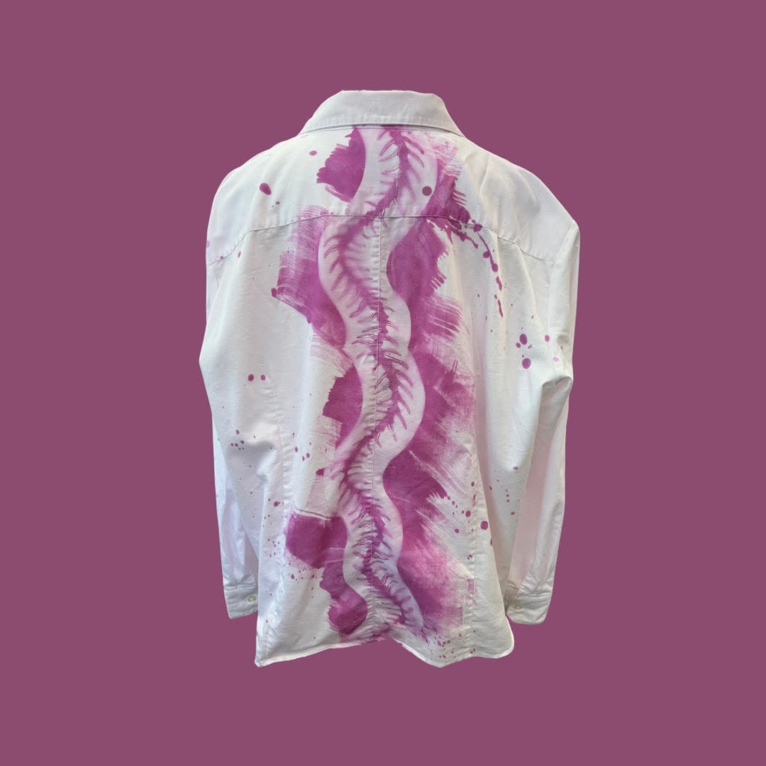 Yamuna River — cyanotype shirt