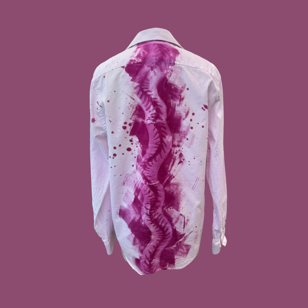 Yellow River — cyanotype shirt